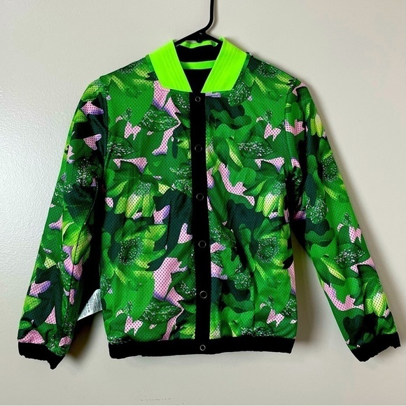Nike Other - Nike Reversible Jacket | Snap-Up | Camo & Green | Youth